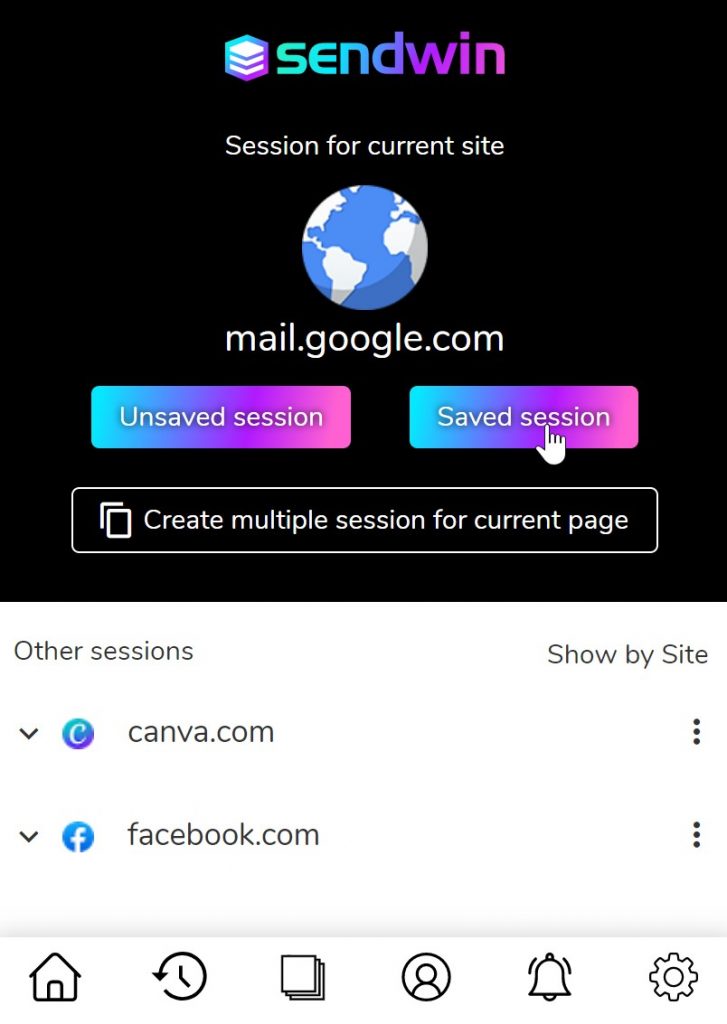 How to Manage Multiple Gmail Accounts using extension - Sendwin
