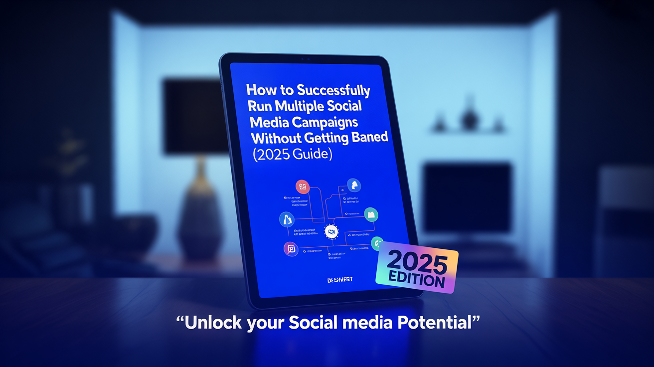 How to Successfully Run Multiple Social Media Campaigns Without Getting Banned (2025 Guide)