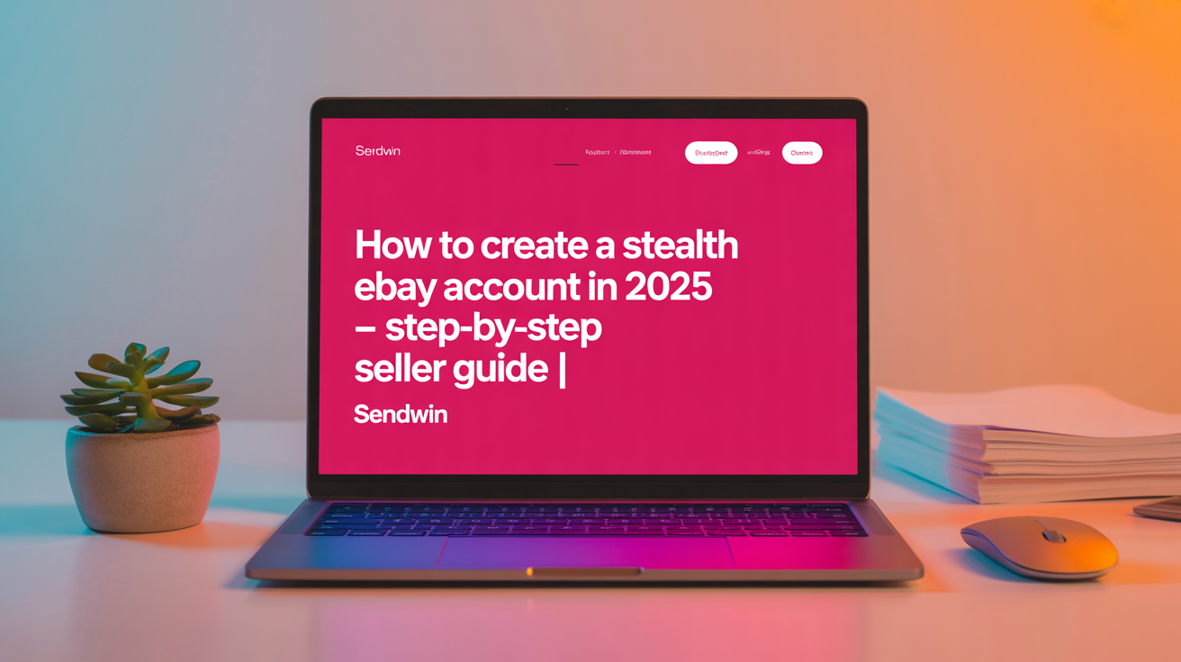 How to Create a Stealth eBay Account in 2025 – Step-by-Step Seller Guide | Sendwin