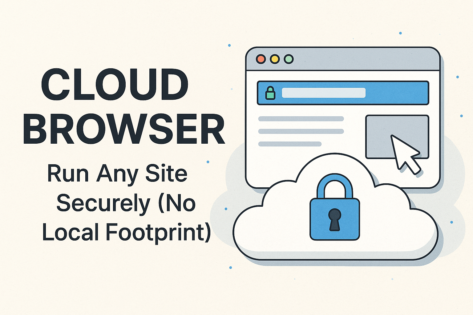 Cloud Browser: Run Any Site Securely (No Local Footprint)