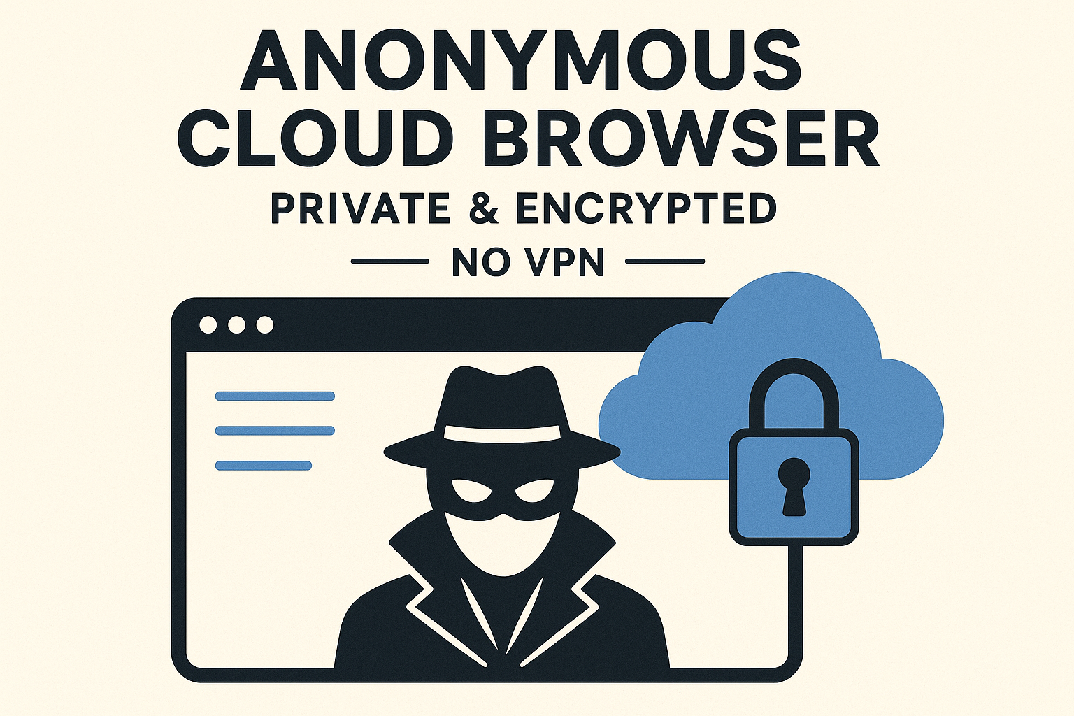 Anonymous Cloud Browser: Private & Encrypted—No VPN