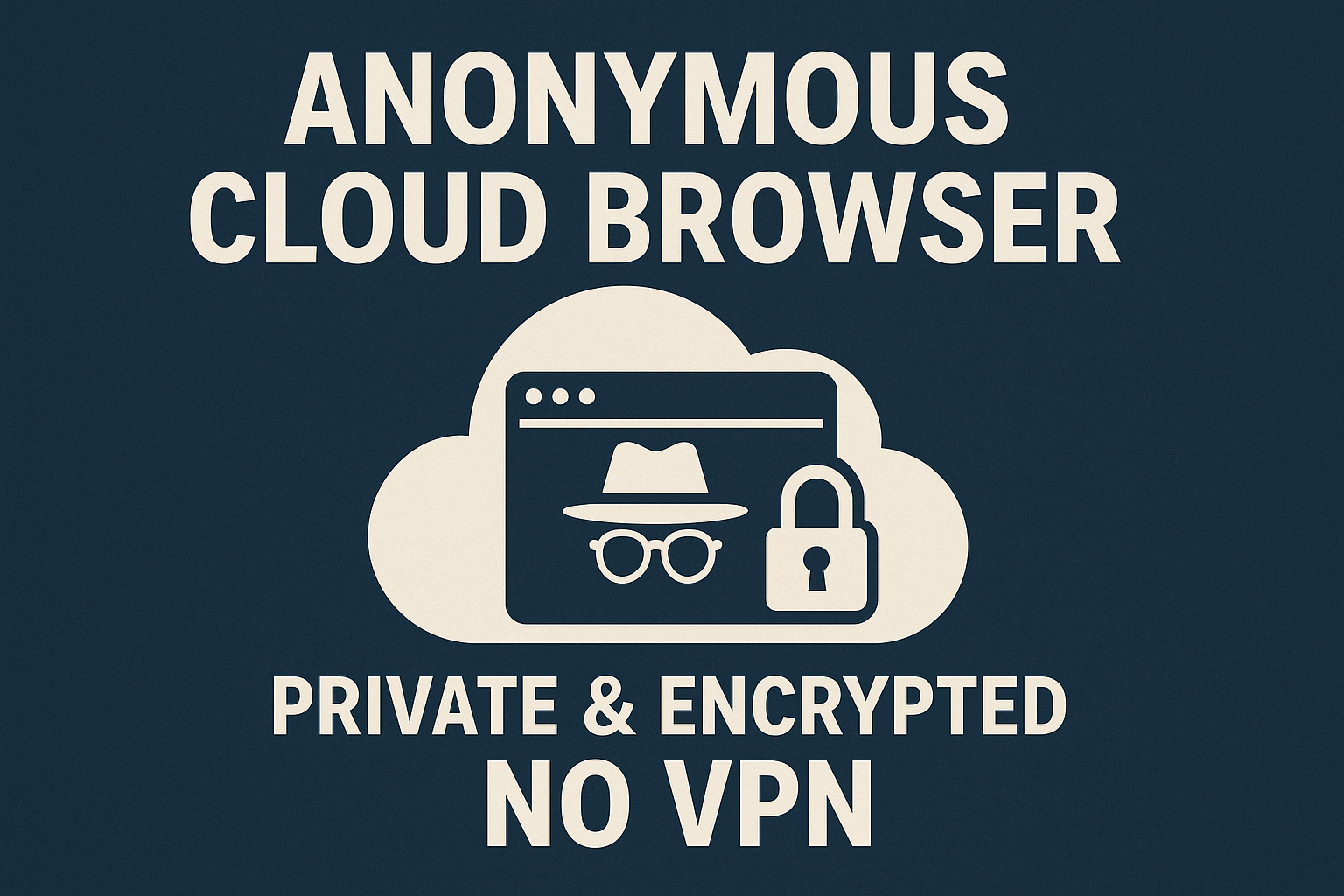 Anonymous Cloud Browser: Private & Encrypted—No VPN