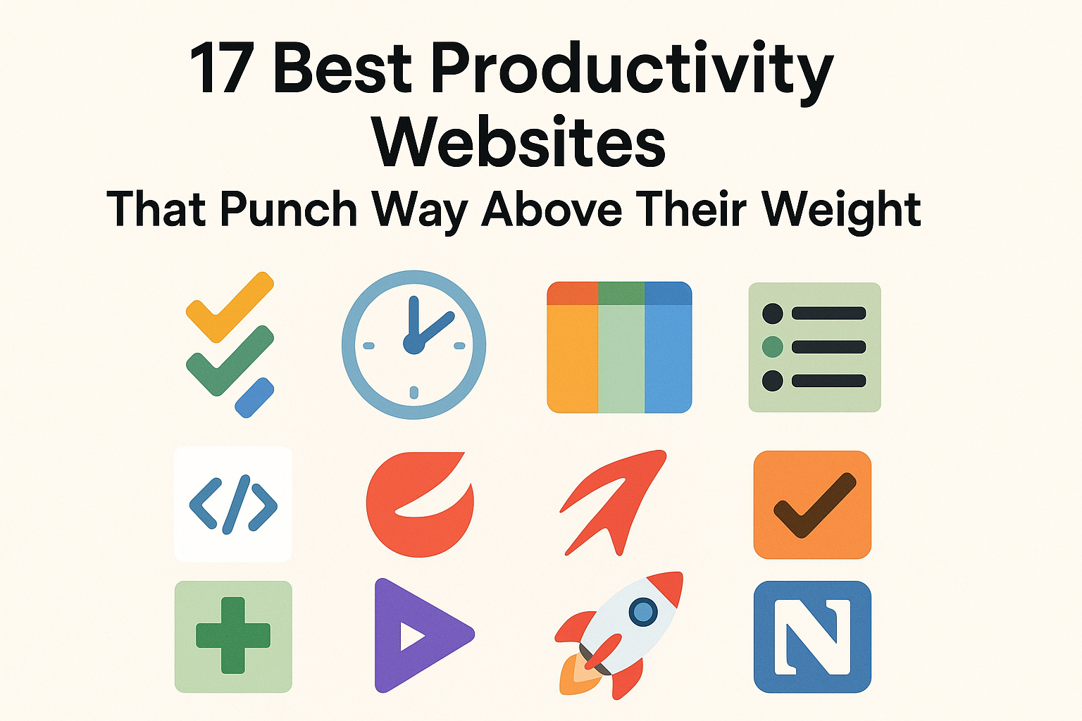 17 Best Productivity Websites That Punch Way Above Their Weight