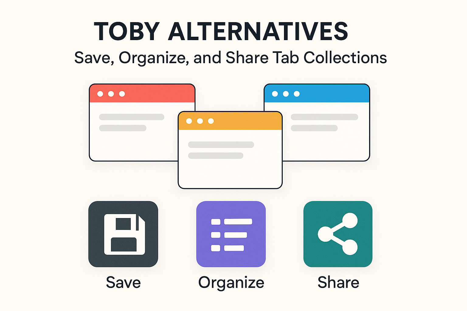 Toby Alternatives: Save, Organize, and Share Tab Collections
