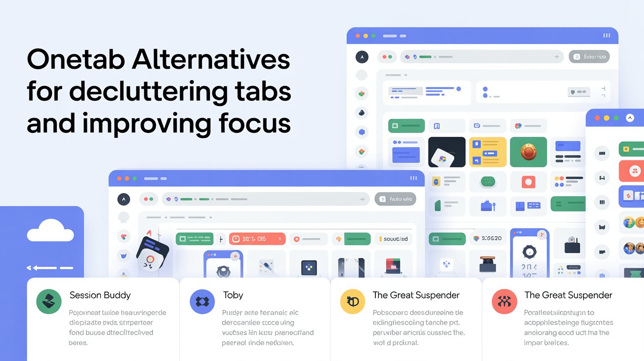 OneTab Alternatives for Decluttering Tabs and Improving Focus