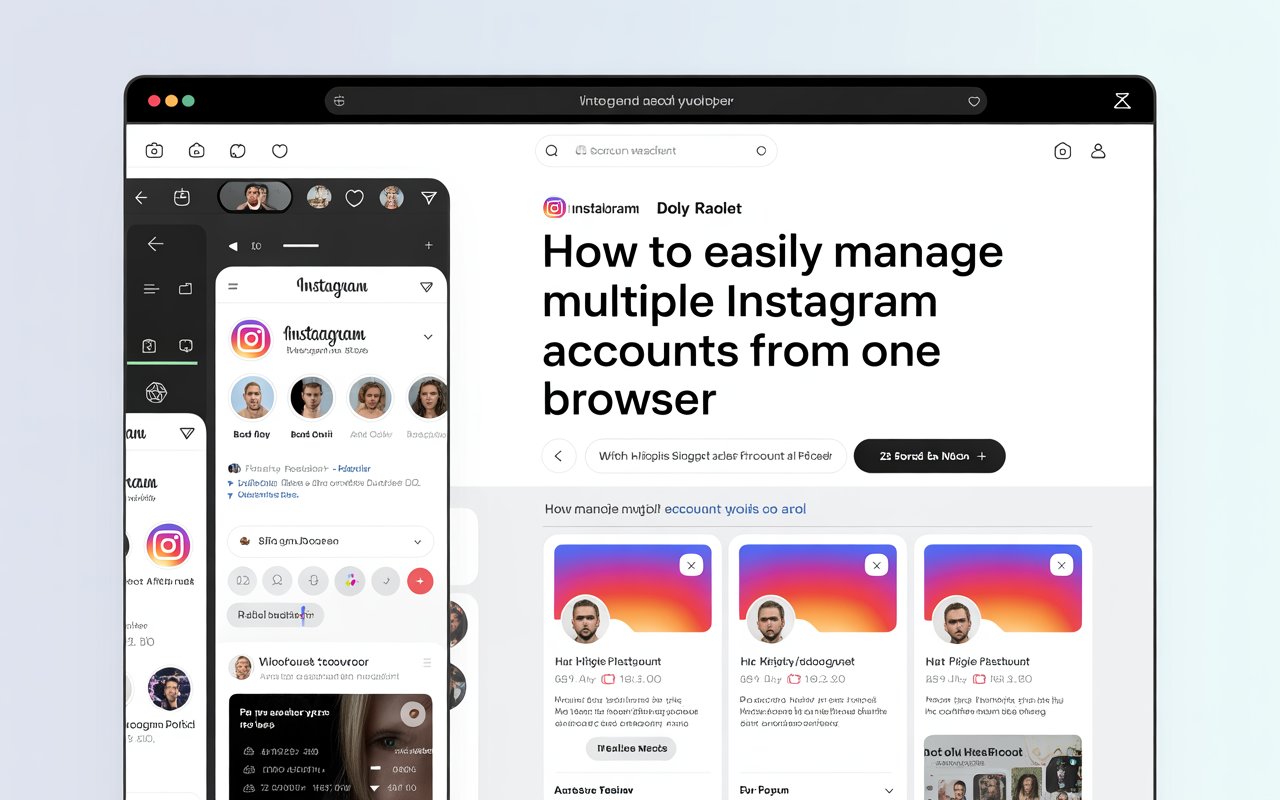 How to Easily Manage Multiple Instagram Accounts from One Browser in 2025
