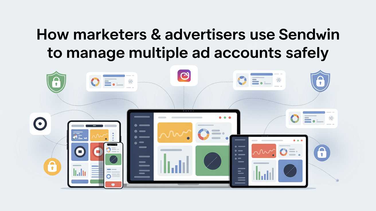 How Marketers & Advertisers Use Sendwin to Manage Multiple Ad Accounts Safely