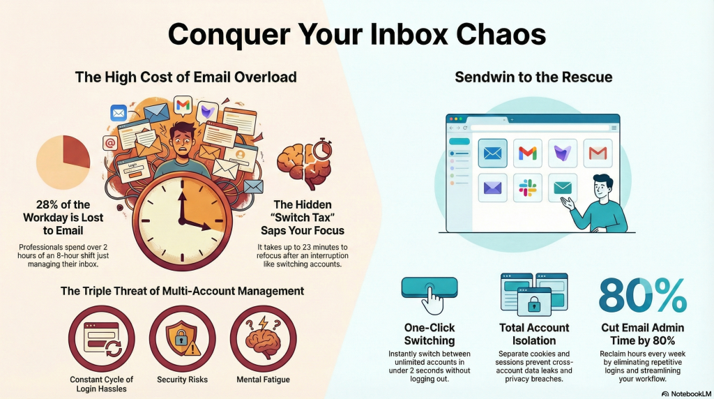 Reclaiming Your Inbox: Mastering Multiple Emails with Sendwin
