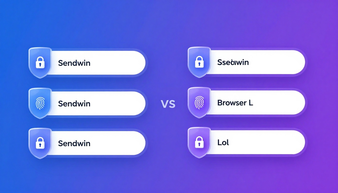 Modern tech illustration showing browser isolation concept for Sendwin Vs Browser Lol.
Multi