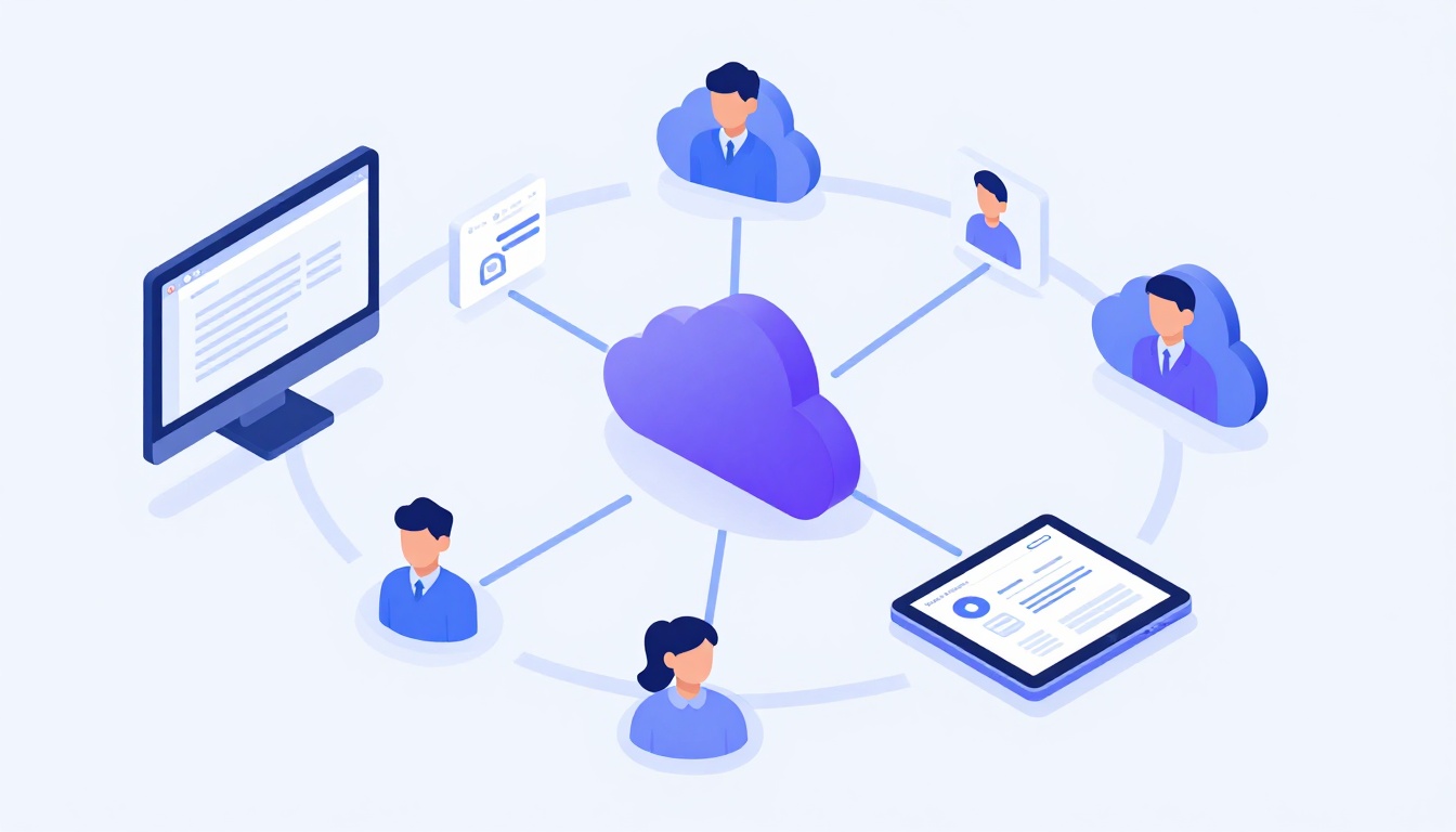Isometric illustration of multi-account management with Manage Multiple Aws Accounts.
        Multip