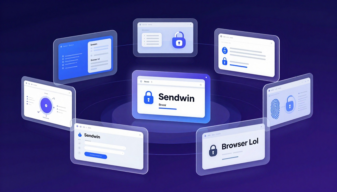 Modern tech illustration showing browser isolation concept for Sendwin Vs Browser Lol.
        Multi