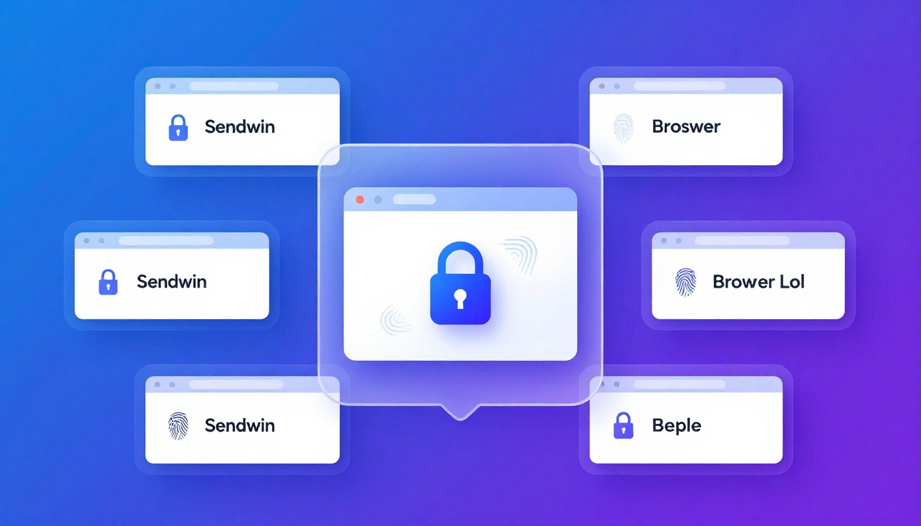 Modern tech illustration showing browser isolation concept for Sendwin Vs Browser Lol.
Multi