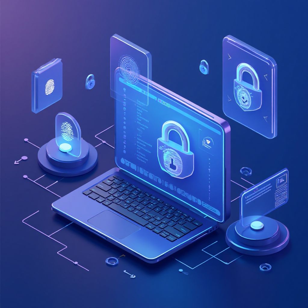 Modern tech illustration showing browser isolation concept for Anti Detection Browser.
        Multi