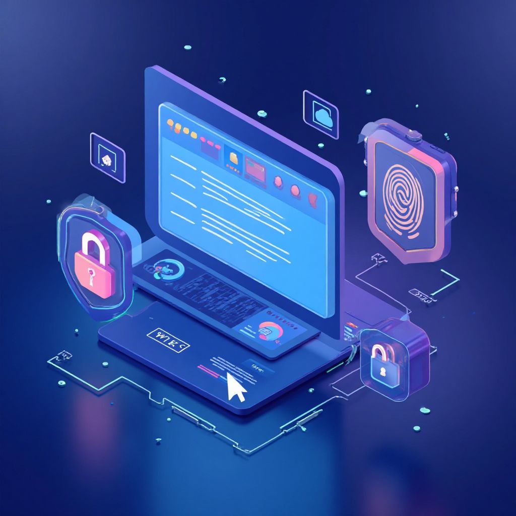 Modern tech illustration showing browser isolation concept for Best Browser For Online Privacy 2026.