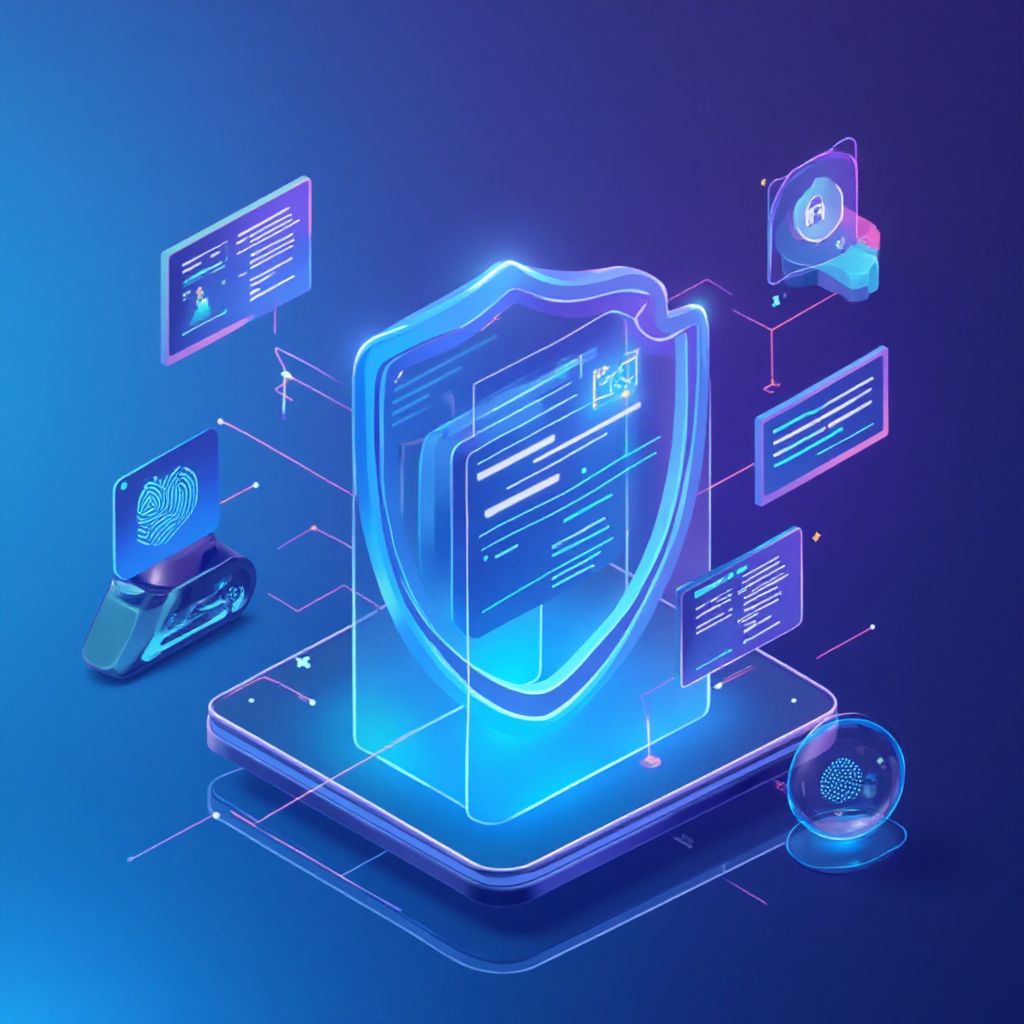 Modern tech illustration showing browser isolation concept for Cloud Browser For Teams.
Mult