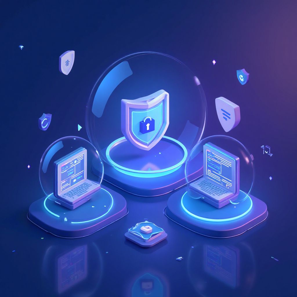 Modern tech illustration showing browser isolation concept for Private Browsing Vs Antidetect Browse