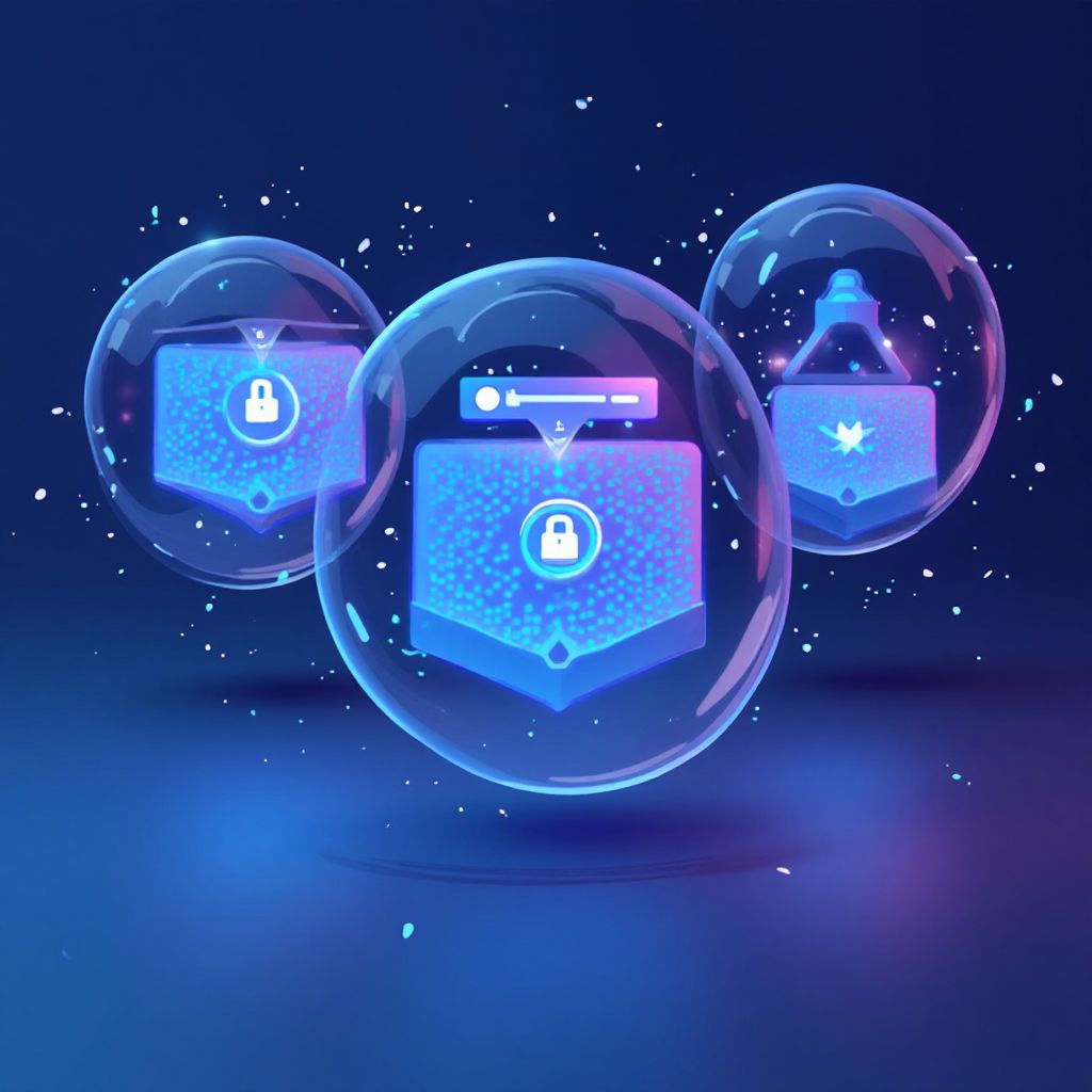 Modern tech illustration showing browser isolation concept for Vpn Vs Antidetect Browser.
        Mu