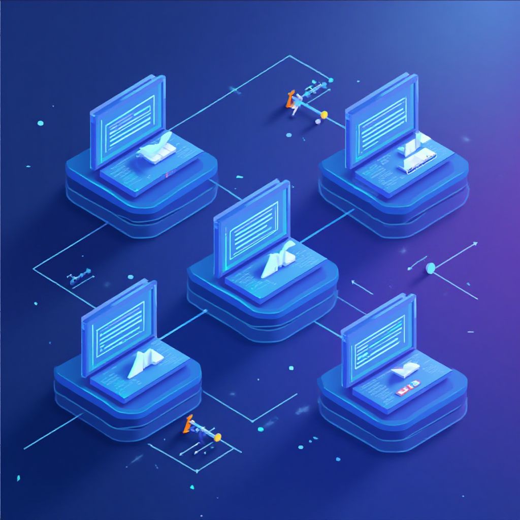 Modern tech illustration for Web Scraping Without Getting Blocked featuring browser isolation.
     