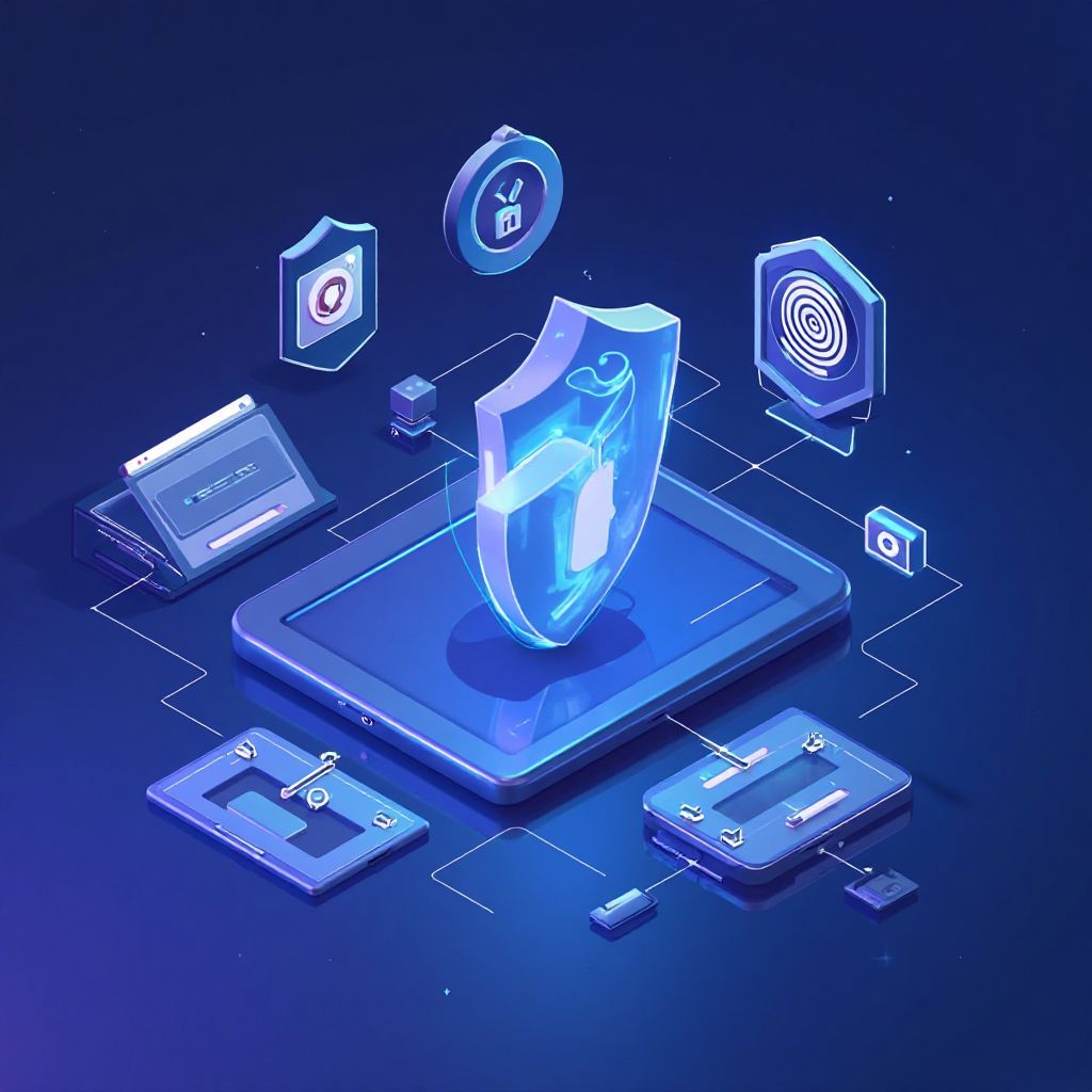 Modern tech illustration showing browser isolation concept for What Is Gologin Antidetect Browser.