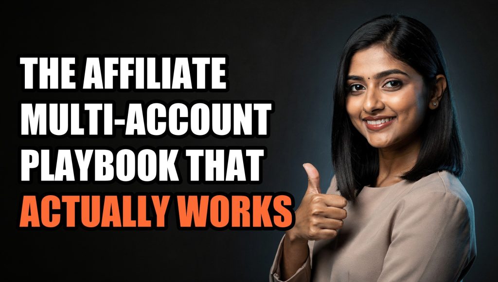 The Affiliate Multi-Account Playbook That Actually Works