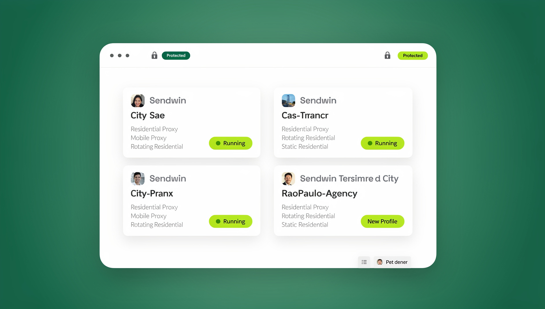 Best Proxy Server Services: How to Pick the Right One for Privacy & Scale (2026) — Send.win dashboard