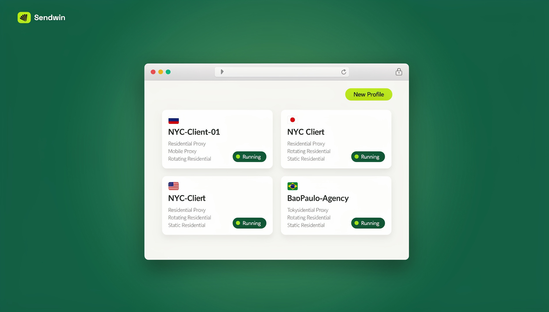 How to Choose the Right Browser for Ads Management in 2026 — Send.win dashboard