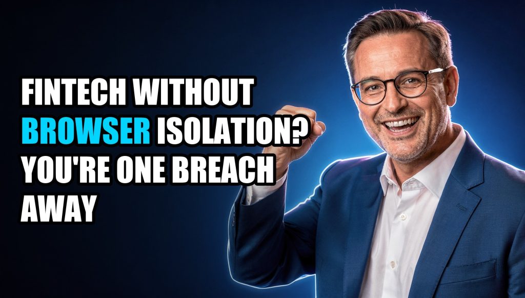 Fintech Without Browser Isolation? You’re One Breach Away
