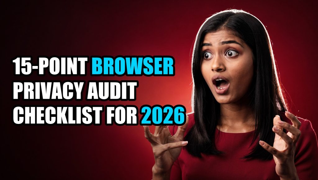 15-Point Browser Privacy Audit Checklist for 2026