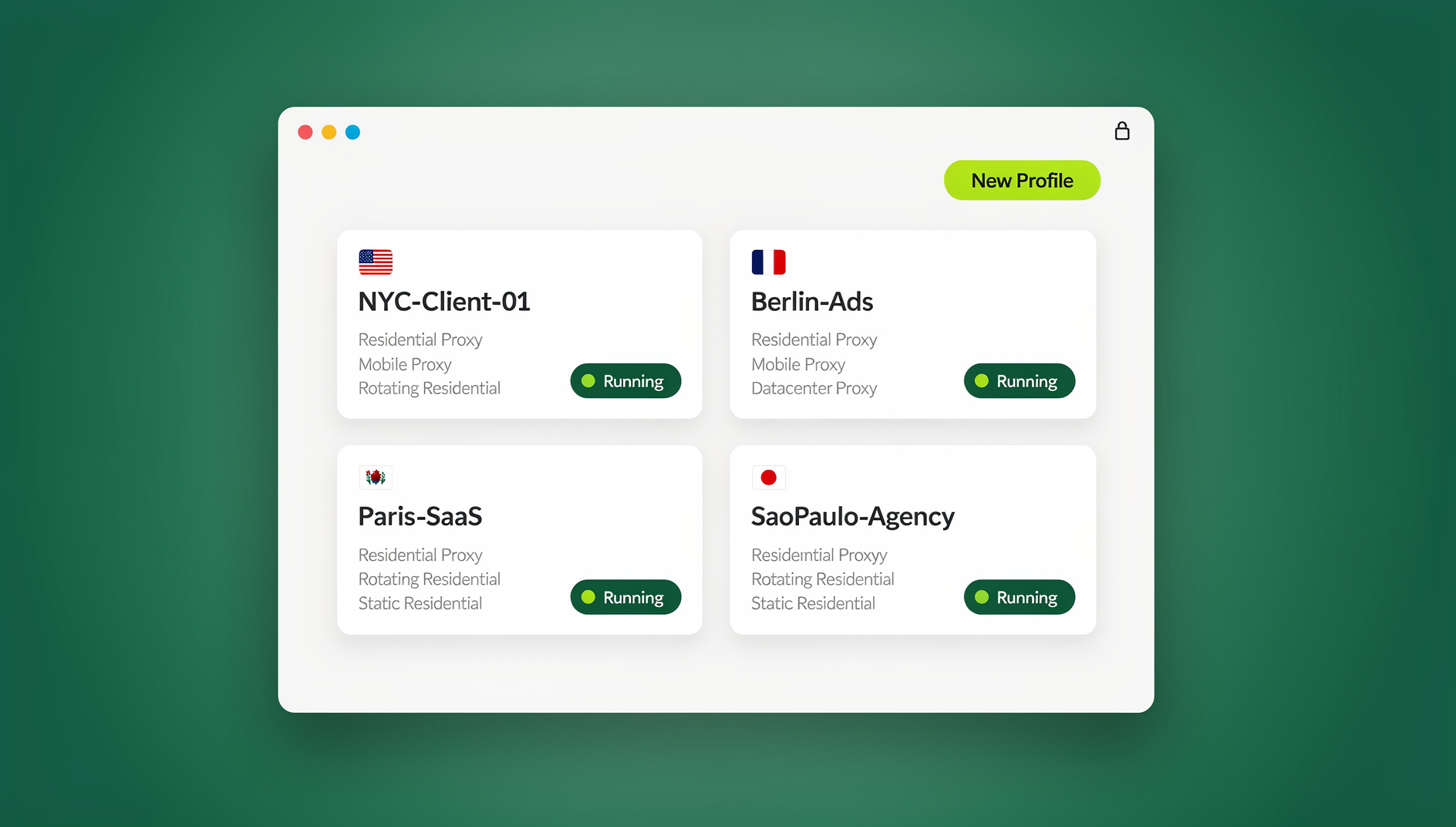 Send.win dashboard illustrating cheapest antidetect browser