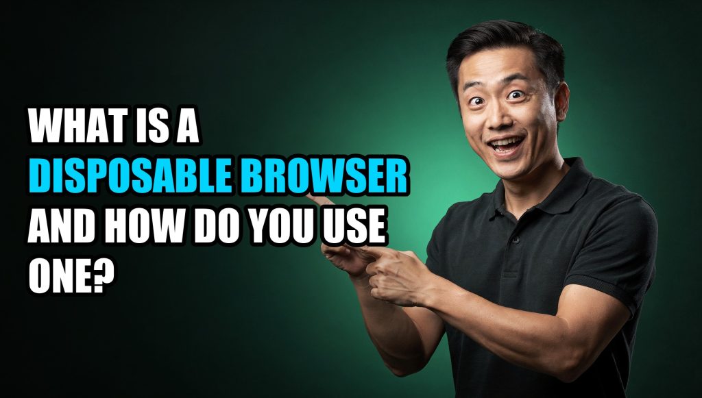 What Is a Disposable Browser and How Do You Use One?