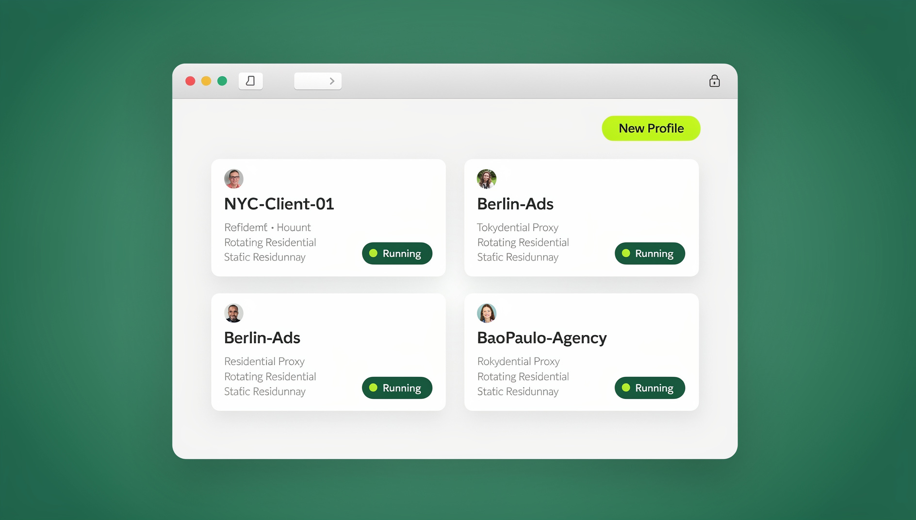 Send.win dashboard illustrating facebook ad account restricted multiple accounts