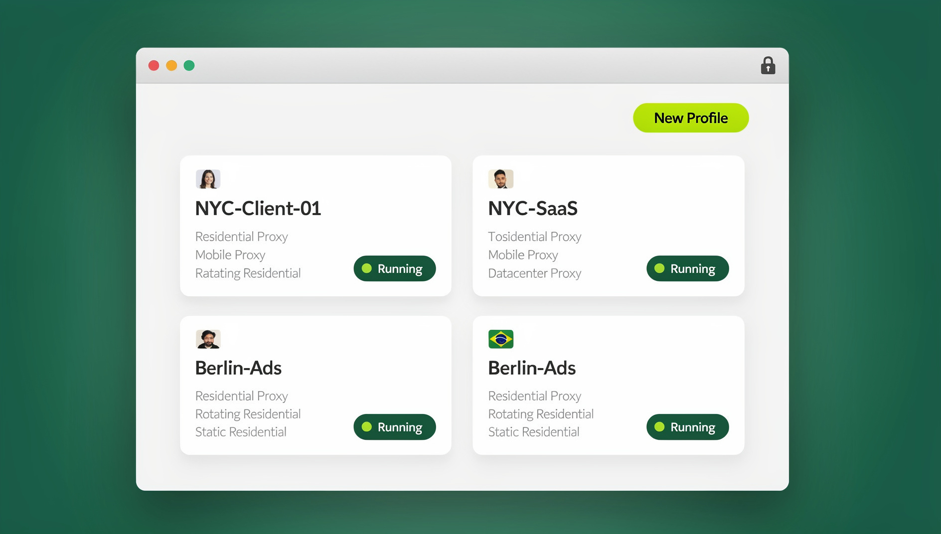 How to Manage Multiple Ad Accounts Without Bans — Send.win dashboard
