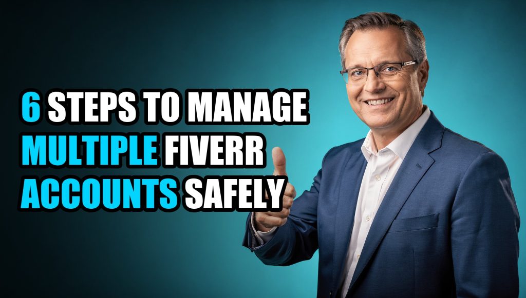 6 Steps to Manage Multiple Fiverr Accounts Safely