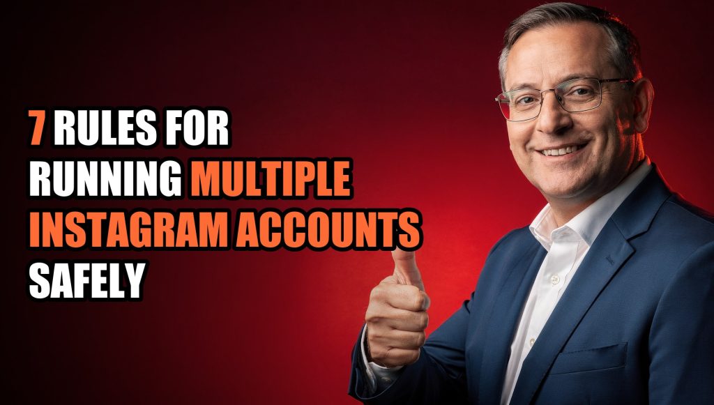 7 Rules for Running Multiple Instagram Accounts Safely
