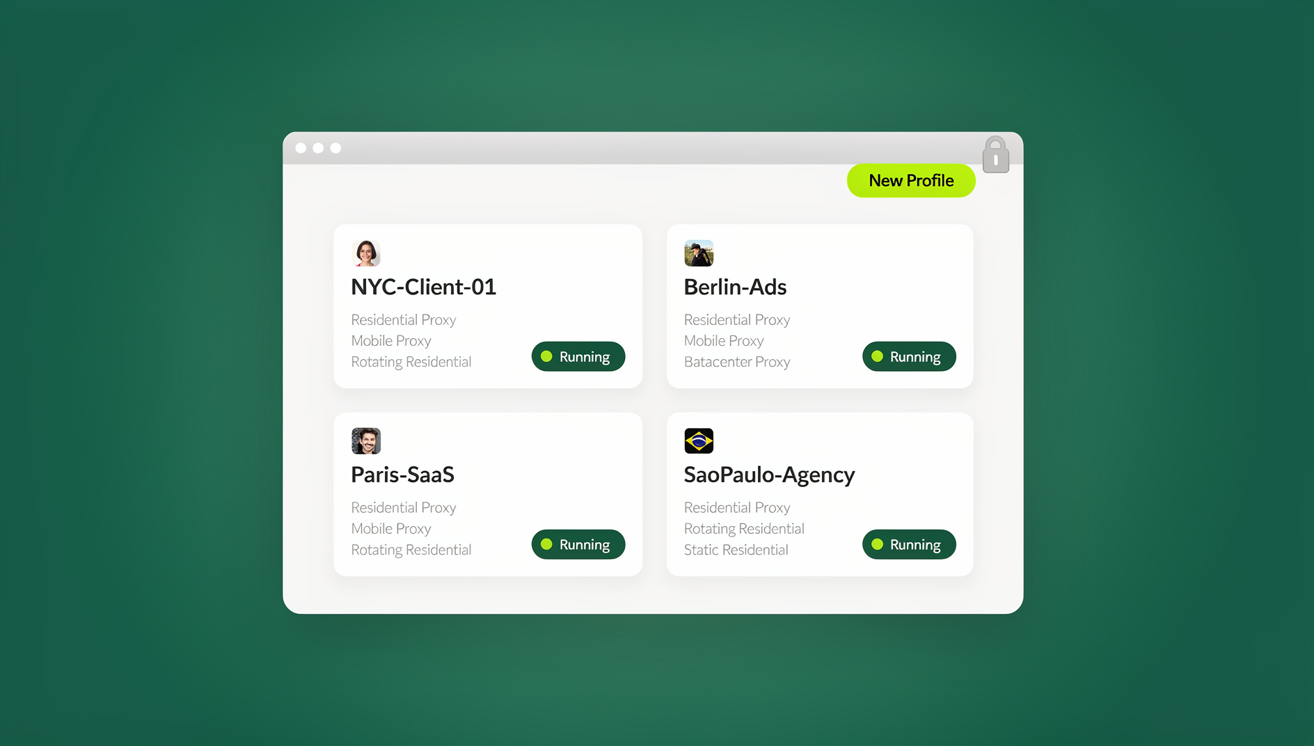 5 Systems for Managing Multiple Social Accounts — Send.win dashboard