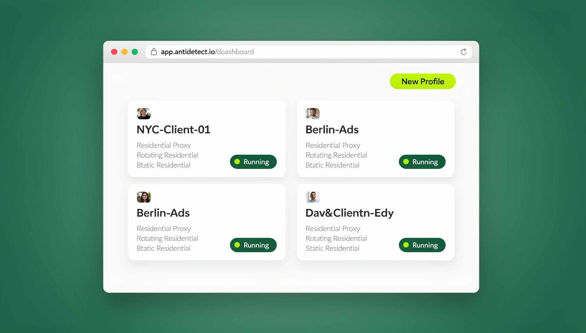 The Safe Way to Run Multiple Twitter Accounts — Send.win dashboard
