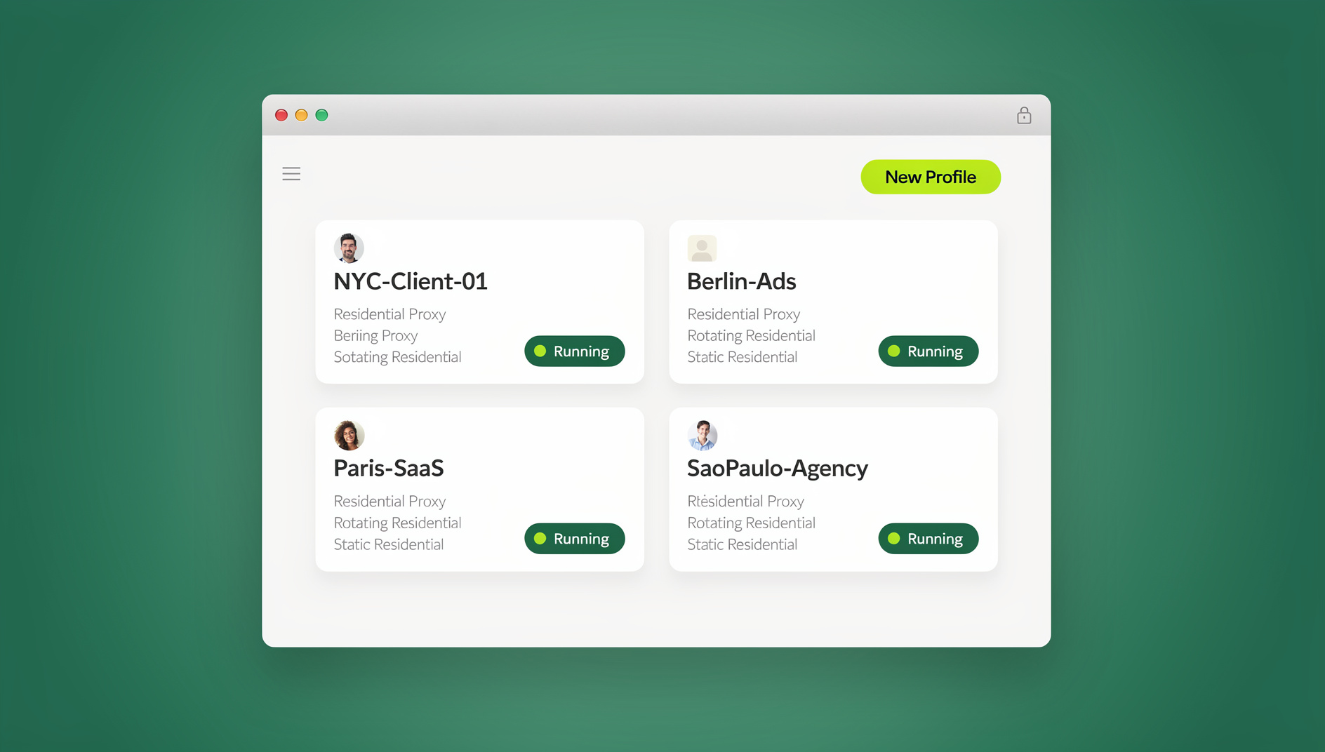 Multi-Login Profiles for Teams: Clean, Parallel Sessions — Send.win dashboard