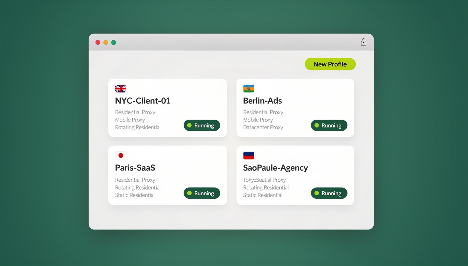 Send.win dashboard illustrating puppeteer antidetect browser tutorial