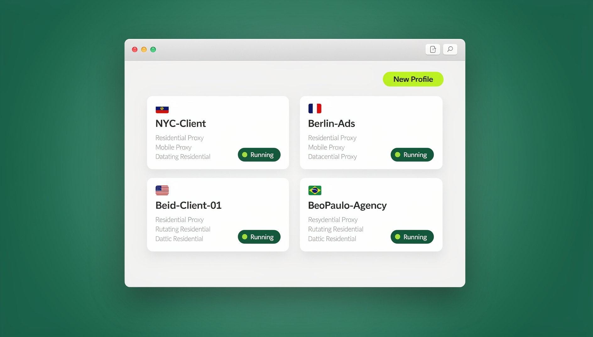 Send.win dashboard illustrating puppeteer avoid bot detection
