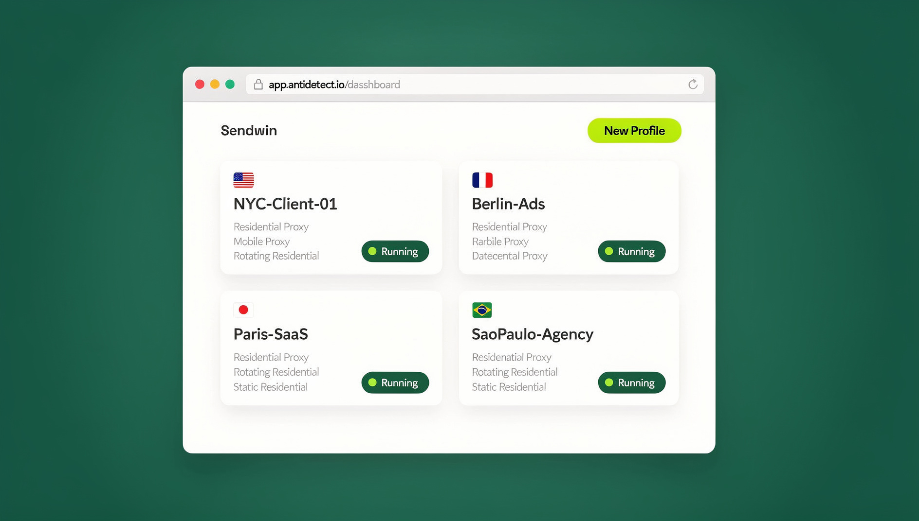 Rambox / Wavebox / Franz Alternatives: Centralize Your Web Apps in the Browser β Send.win dashboard