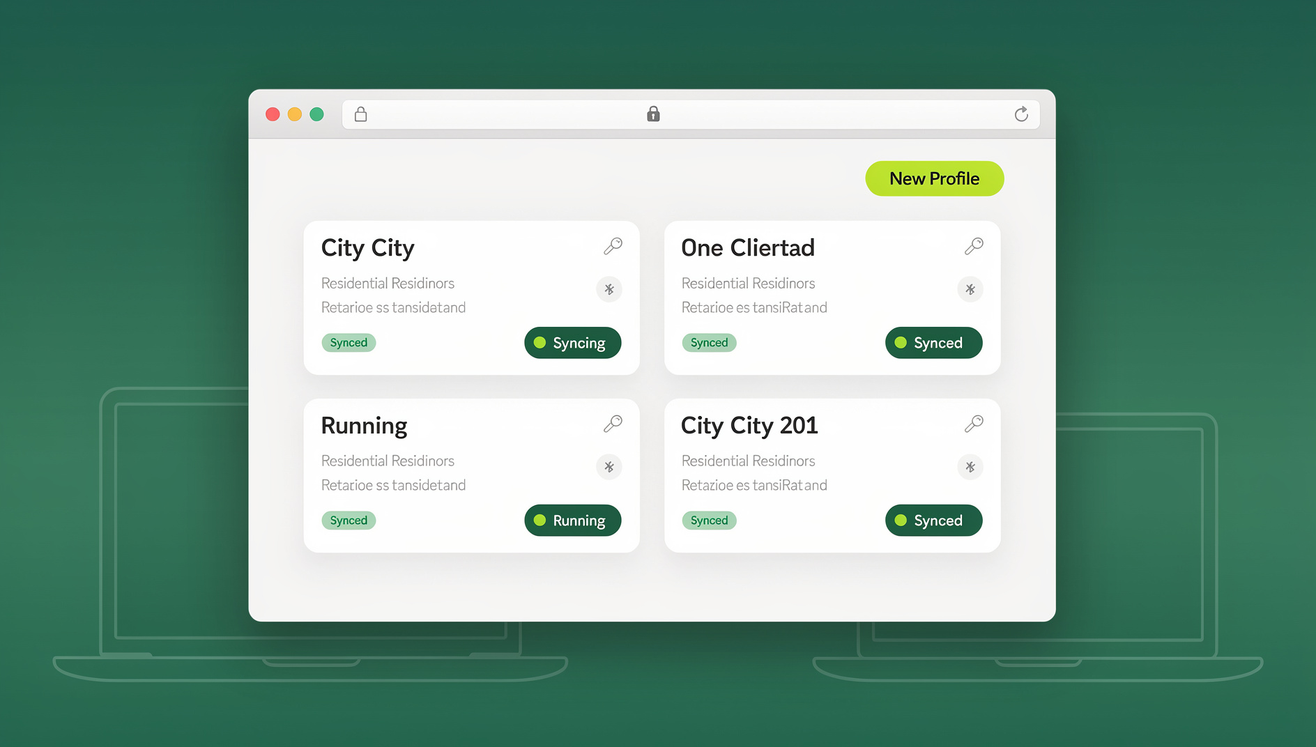 Send.win's Cloud Features Give Every Profile Its Own Identity — Send.win dashboard