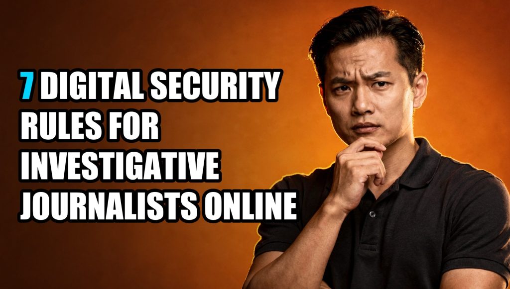 7 Digital Security Rules for Investigative Journalists Online