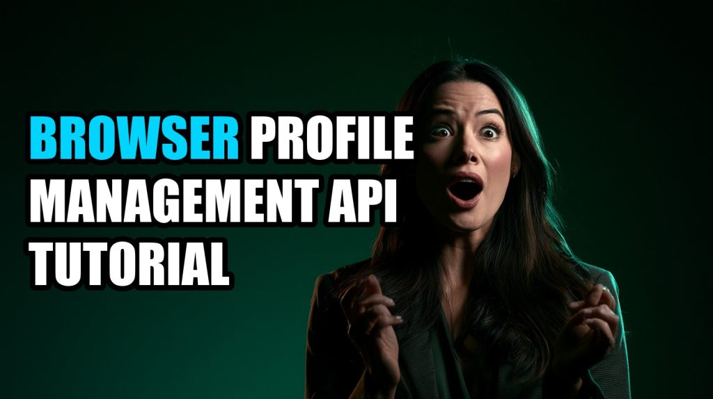 Browser Profile Management Api Tutorial: Browser Isolation Guide (2026)