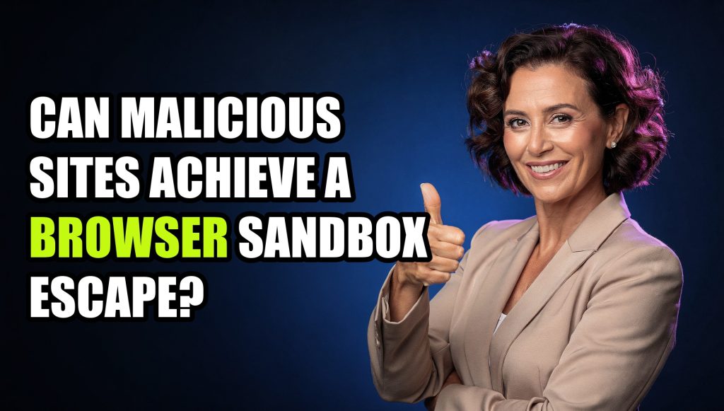 Can Malicious Sites Achieve a Browser Sandbox Escape?