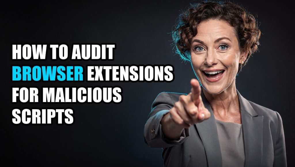 How to Audit Browser Extensions for Malicious Scripts