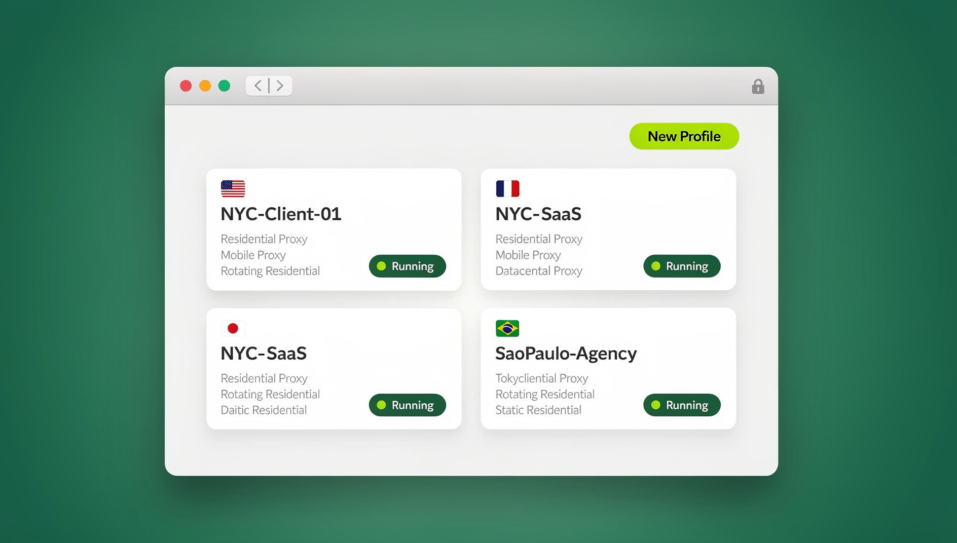 Send.win dashboard illustrating websites like browser.lol