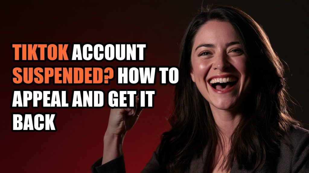 TikTok Account Suspended? How to Appeal and Get It Back